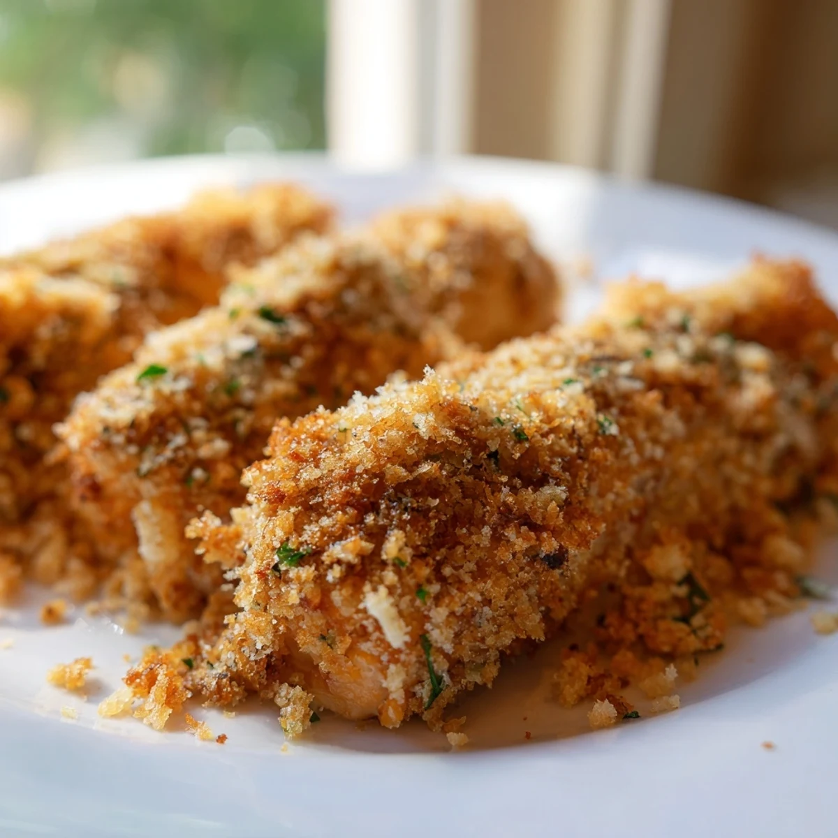 Tender chicken breast rolls filled with creamy ricotta and fresh herbs baked to perfection