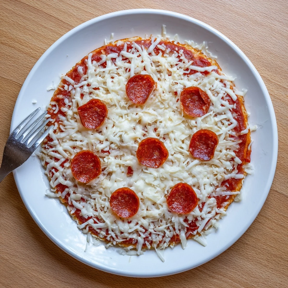 Thick crust Pizza Hut Pan Pizza fresh from oven with perfectly browned edges