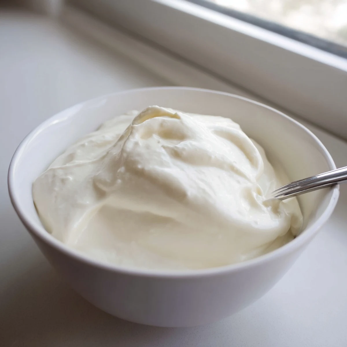 Creamy Greek yogurt drizzled with golden honey and served with seasonal berries for breakfast