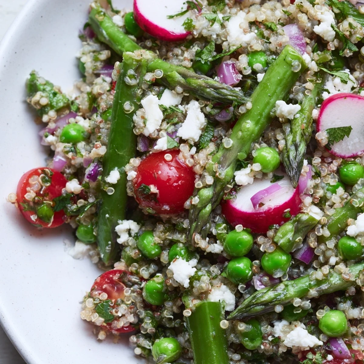 Spring Vegetable Quinoa Salad