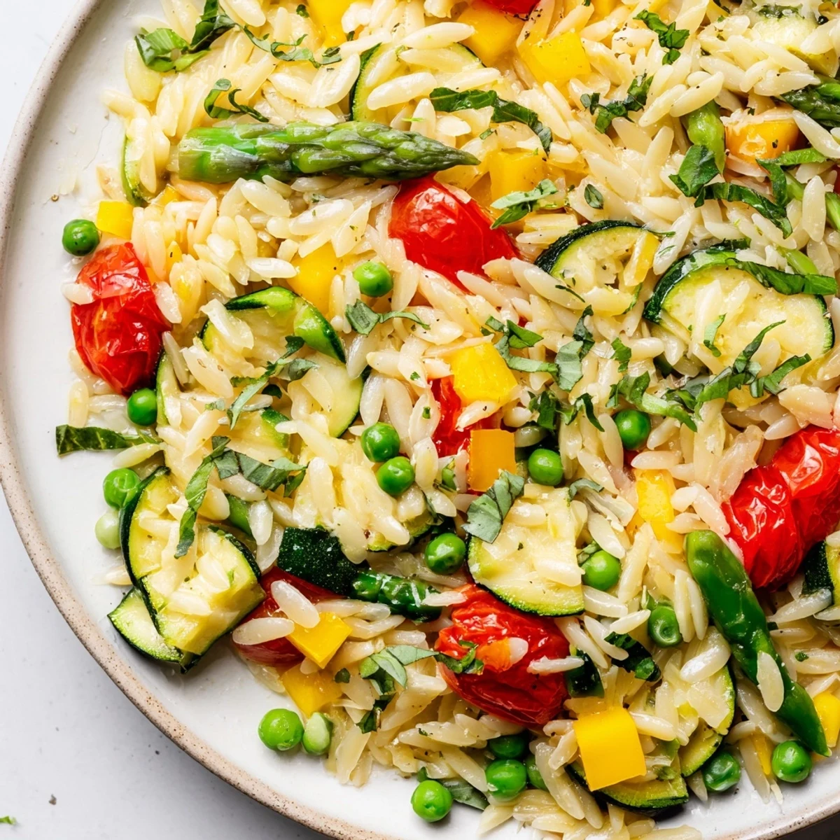 Orzo Primavera Italian Pasta