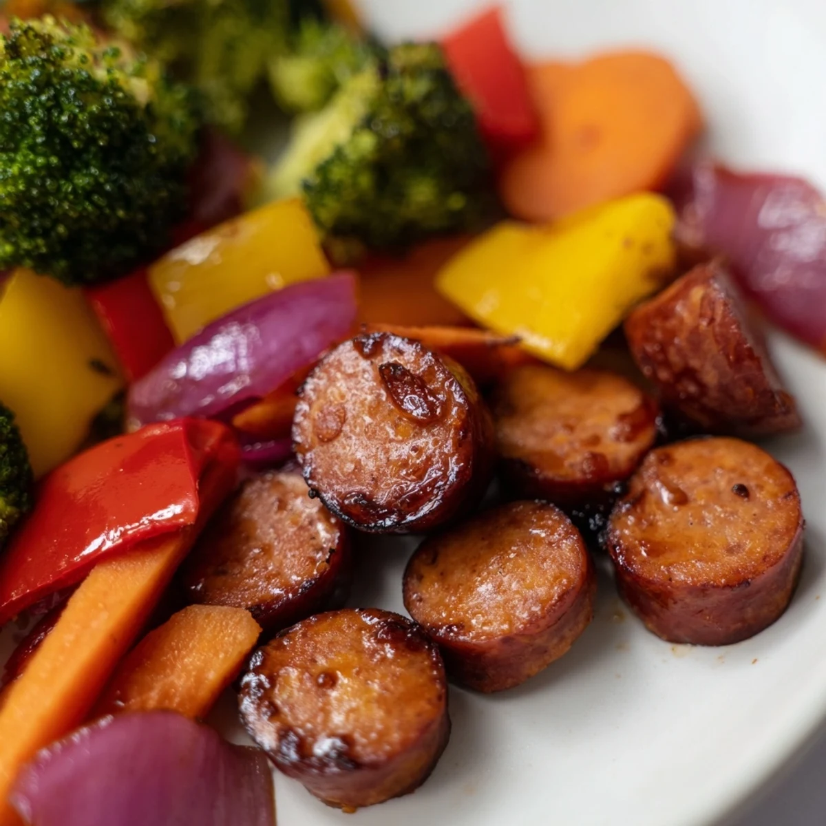 One Pan Honey Garlic Kielbasa