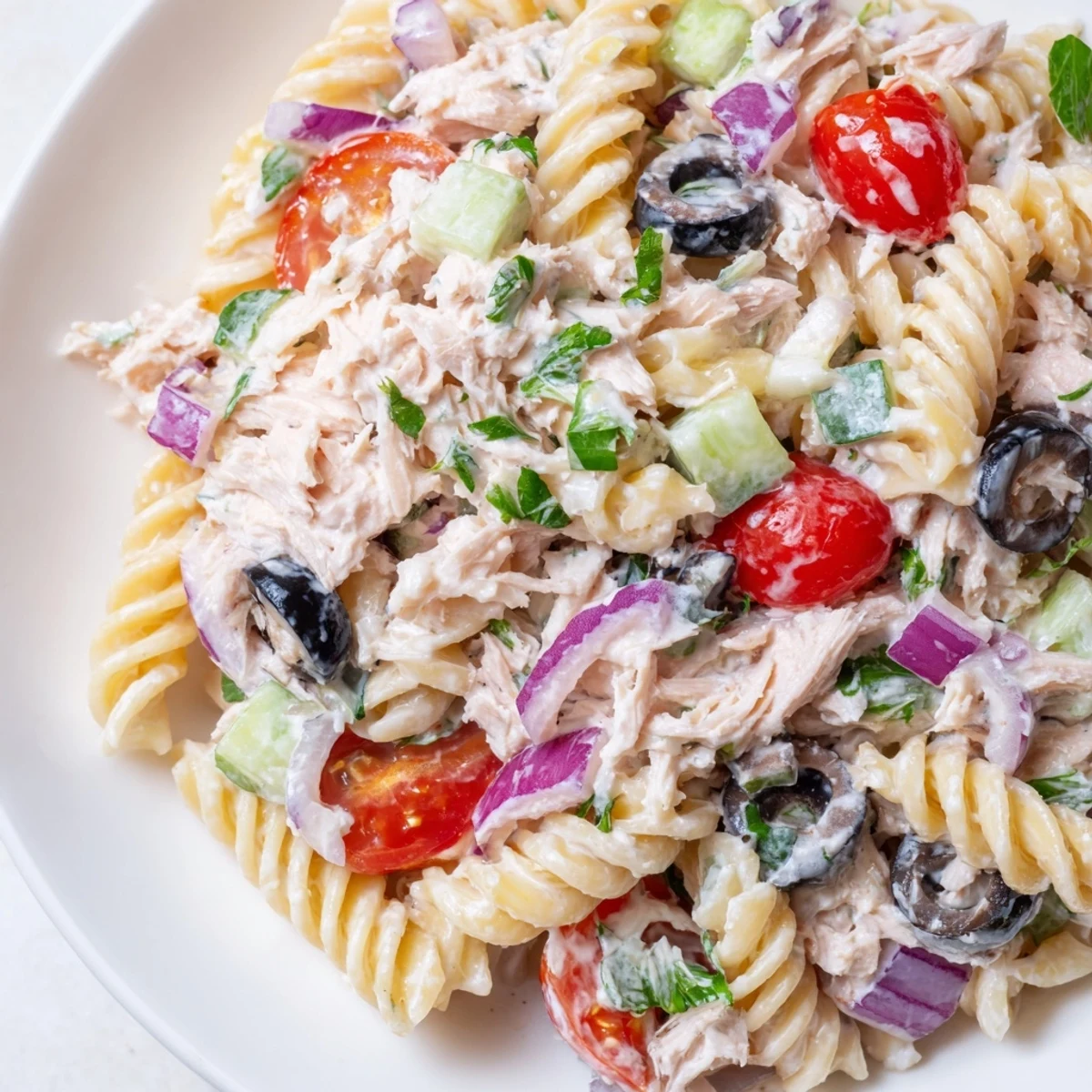 Tuna Pasta Salad Creamy