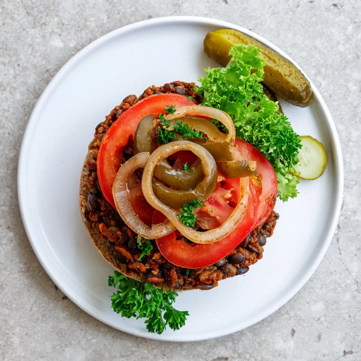 Hearty black bean veggie burgers recipe sizzling in a cast iron skillet with melting cheese