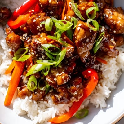 One Pan Korean BBQ Chicken Rice